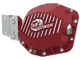 aFe 20-23 Jeep Gladiator JT (Dana M220) Pro Series Rear Differential Cover Red w/ Machined Fins