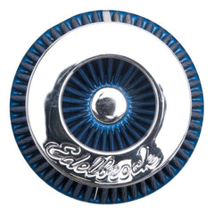فلتر هواء Edelbrock Pro-Flo Series مخروطي مقاس 3 7 بوصات أزرق/كروم