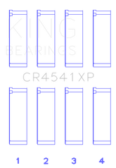 King Honda F23A / F23Z / K20A3 16V (Size 0.025mm) Performance Rod Bearing Set