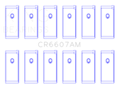 King Datsun L28 (Size STD) Connecting Rod Bearing Set