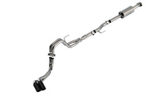 بورلا F-150 2021 5.0 لتر 4 أبواب CC SB EC STB Lariat/KR/Platnm/LTD 3/2.25 DSE Cat-Back ATAK Black CHR Tips