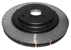 قرص فرامل أمامي مثقوب من سلسلة 5000 SRT8 لسيارة جيب جراند شيروكي DBA 12-19 مكون من قطعتين مع أغطية