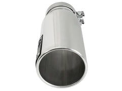 aFe SATURN 4S 4in SS Intercooled Exhaust Tip - مصقول 4in In x 5in Out x 12in L Bolt-On