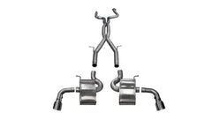 كورسا 16-18 شيفروليه كامارو SS 6.2 لتر إكستريم 2.75 بوصة مخرج خلفي مزدوج مع أطراف مصقولة واحدة 4.5 بوصة