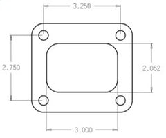 حشية عادم Cometic Turbo FLG T4 Garrett Exh Inlet مقاس 0.010 بوصة