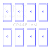 King Mitsubishi 4G63/4G64 6 Bolt 1st Gen DSM (Size 0.50mm) Rod Bearing Set