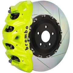 بريمبو 02-08 G500 Fr GT BBK 8 Pist Cast 412x38 2pc Rotor Slotted Type1-Fluo. أصفر