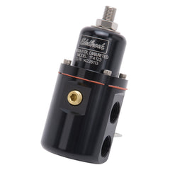منظم ضغط الوقود Edelbrock مكربن 160 جالونًا في الساعة 5-10 رطل لكل بوصة مربعة 3/8 بوصة للداخل/الخارج بدون رجوع، أسود