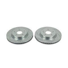 Power Stop 06-13 Suzuki Grand Vitara Front Evolution Drilled & Slotted Rotors - Pair