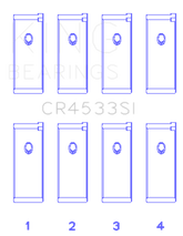 King Nissan QR25DE DOHC 16 Valves (Size STD) Rod Bearing Set