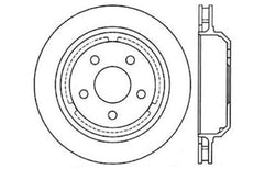 StopTech 98-02 Chevrolet Camaro / Pontiac Firebird/Trans Am Slotted & Drilled Rear Left Rotor