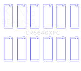 King BMW M20 & M50 2.0L / 2.5L / 2.7L (Size STDX) Coated Performance Rod Bearing Set