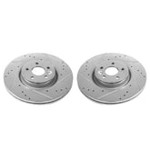 Power Stop 12-18 Volvo S60 Front Evolution Drilled & Slotted Rotors - Pair