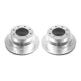 Power Stop 09-20 GMC Savana 4500 Rear Drilled & Slotted Rotor - Pair