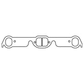 Cometic Pontiac 326-455 CI V8 .043in Copper Exhaust Manifold Gasket Set - 2.000in x 1.550in D-Ports