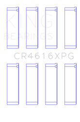 King Subaru FA20 (Suites 52mm Journal Size) (Size STDX) Tri-Metal Perf Rod Bearing Set