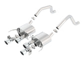 Borla 15 Chevy Corvette C7 ZO6 6.2L w/o AFM w/ NPP ATAK Quad RD RL IC Tips Center Rear Exit Exhaust