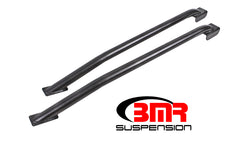BMR 79-04 Fox Mustang Hardtop Only Weld-On Boxed STD. موصلات الهيكل الفرعي - لون أسود مطروق