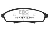 EBC 88-90 Buick Regal 2.8 Yellowstuff Front Brake Pads
