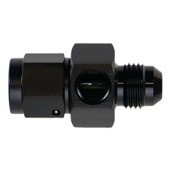 DeatschWerks 6AN Male Flare to Female Flare Swivel with 1/8th NPT