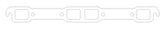 Cometic Chrysler B/RB .064in ArmorCore Exhaust Manifold Gasket Set