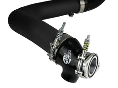 أنبوب شحن جانبي ساخن من الألومنيوم مقاس 2.5 بوصة من aFe BladeRunner لسيارة Subaru WRX 2.0T موديلات 2015-2020 - أسود