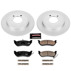 Power Stop 06-10 Ford Explorer Rear Z17 Evolution Geomet Coated Brake Kit