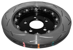 DBA 15+ Ford Mustang 2.3L/5.0L قرص خلفي مشقوق من سلسلة 5000 مكون من قطعتين مع قبعة سوداء