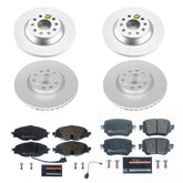 Power Stop 17-18 Volkswagen Golf Front & Rear Euro-Stop Brake Kit