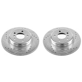 Power Stop 11-16 BMW 528i Rear Evolution Drilled & Slotted Rotors - Pair