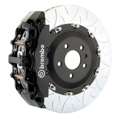 بريمبو 02-05 سلسلة 7 (حتى 3/5 إنتاج) Fr GT BBK 8Pis Cast 380x34 2pc Rotor Slotted Type3-Black