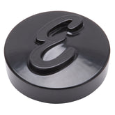 Edelbrock E Logo Black Anodized Nut for Pro-Flo Universal 14in Round Air Cleaners