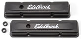 Edelbrock Valve Cover Signature Series Chevrolet 1959-1986 262-400 CI V8 Low Black