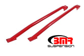 BMR 79-04 Fox Mustang Hardtop Only Weld-On Boxed STD موصلات الهيكل الفرعي - أحمر