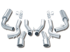 بورلا 96-02 فايبر GTS/R/T-10 كوبيه/كونفيرتابل 2dr مع نظام عادم SS Catback بفتحات 2.5 بوصة