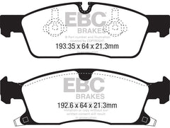 EBC 2016+ Jeep Grand Cherokee 3.6L Yellowstuff Front Brake Pads