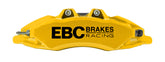 مجموعة فرامل أمامية كبيرة مقاس 355 مم من EBC Racing 08-21 Nissan 370Z Yellow Apollo-6