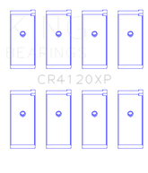 King Mitsubishi 4G63/4G64 7 Bolt 2nd Gen DSM and EVO I-IX (Size STDX) Performance Rod Bearing Set