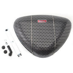 منظف الهواء Edelbrock Pro-Flo 1000 Series Triangular Steel Top 11 375In X 8 375In X 3In Chrome