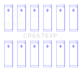 King Nissan VG30DE/VG30DETT/VG30E/VG30T (Size STD) Performance Rod Bearing Set