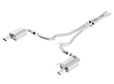 أنبوب Borla Atak S Cat-Back 15-17 Ford Mustang GT 5.0L V8 MT/AT 2.5 بوصة وطرف 4 بوصة