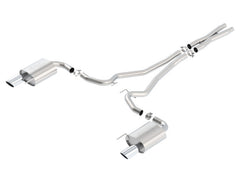 أنبوب Borla Atak S Cat-Back 15-17 Ford Mustang GT 5.0L V8 MT/AT 2.5 بوصة وطرف 4 بوصة