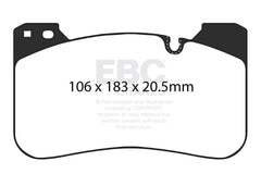 EBC 2018+ BMW M5 F90 Bluestuff Front Brake Pads