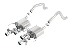 Borla 15 Chevy Corvette C7 ZO6 6.2L w/o AFM w/ NPP ATAK Quad RD RL IC Tips Center Rear Exit Exhaust