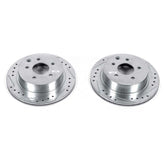 Power Stop 93-97 Infiniti J30 Rear Evolution Drilled & Slotted Rotors - Pair