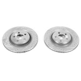 Power Stop 06-08 Jaguar S-Type Rear Evolution Drilled & Slotted Rotors - Pair