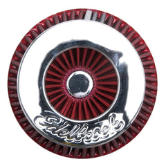 فلتر هواء Edelbrock Pro-Flo Series مخروطي مقاس 10 بوصات أحمر/كروم