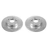 Power Stop 12-16 Mercedes-Benz C250 Rear Evolution Drilled & Slotted Rotors - Pair