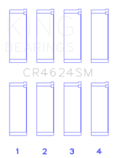 King Hyundai G4KE / G4KC (Size +0.5) Rod Bearings (Set of 4)