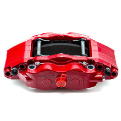 طقم ترقية الفرامل الأمامية لسيارة جيب JK طراز Alcon 07+ مع محور 6x5.5 بوصة ودوار 357x32 مم و4 مكابس وفرجار أحمر